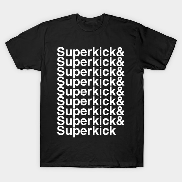 Superkick Helvetica List T-Shirt by DennisMcCarson